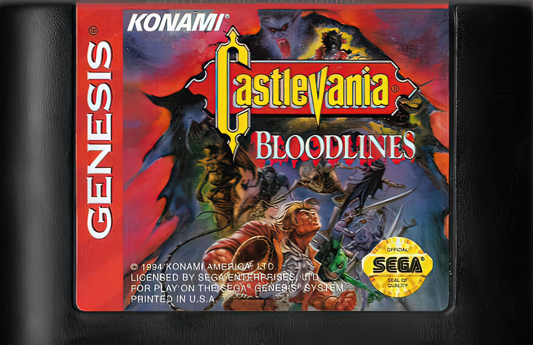 Лицензионный картридж Castlevania Bloodlines для Genesis
